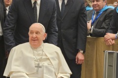 Papa Francesco e il segretario metropolitan e regionale di Confartigianato Amilcare Renzi