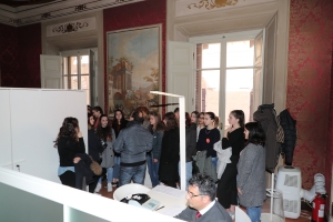 26 febbraio 2019, la 3A del Liceo delle Scienze Umane in visita a Palazzo Vacchi Suzzi