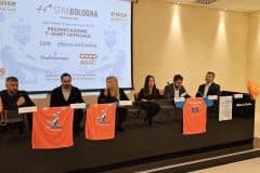 Un momento della conferenza stampa
