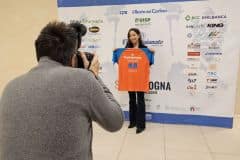Giorgia Golfari con la maglietta della StraBologna 2025