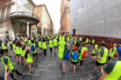 Un momento della corsa