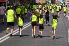Un momento della corsa