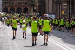 Un momento della corsa