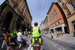 Un momento della corsa