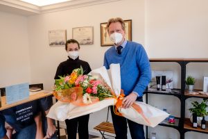 8 marzo 2022 mimosa Confartigianato bologna metropolitana San Lazzaro Samanta Di Cicco Alessandro Ginnasi