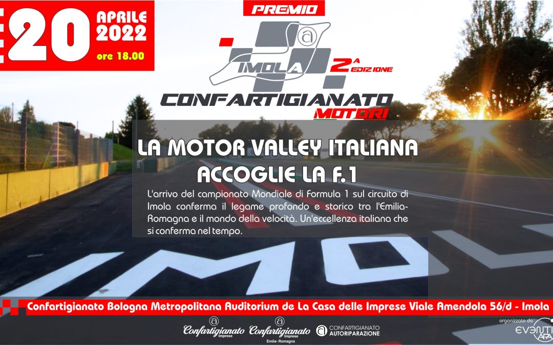 Il 20 aprile la seconda edizione del Premio Confartigianato Motori Imola