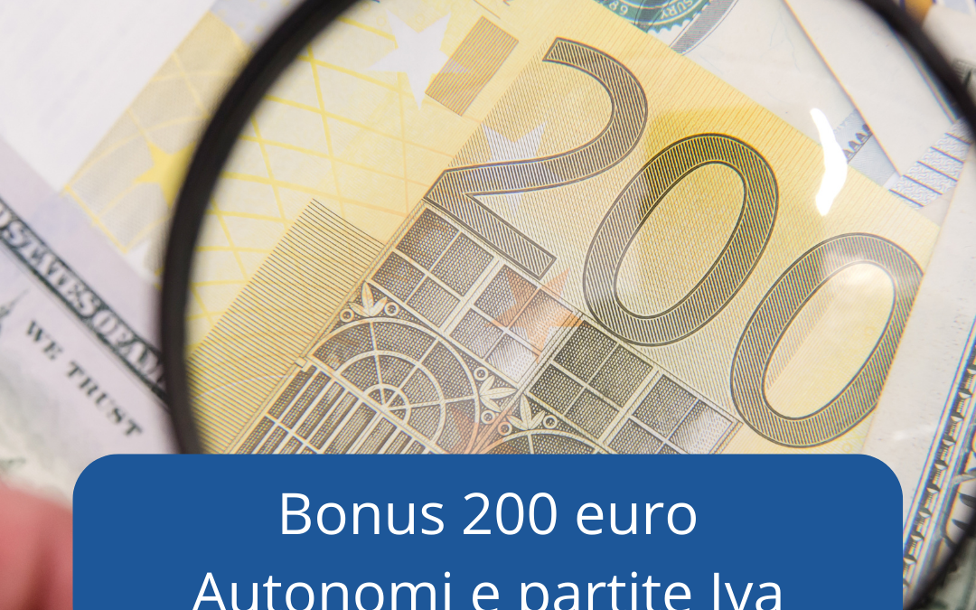 Bonus 200 euro per autonomi e partite Iva, come inoltrare la domanda