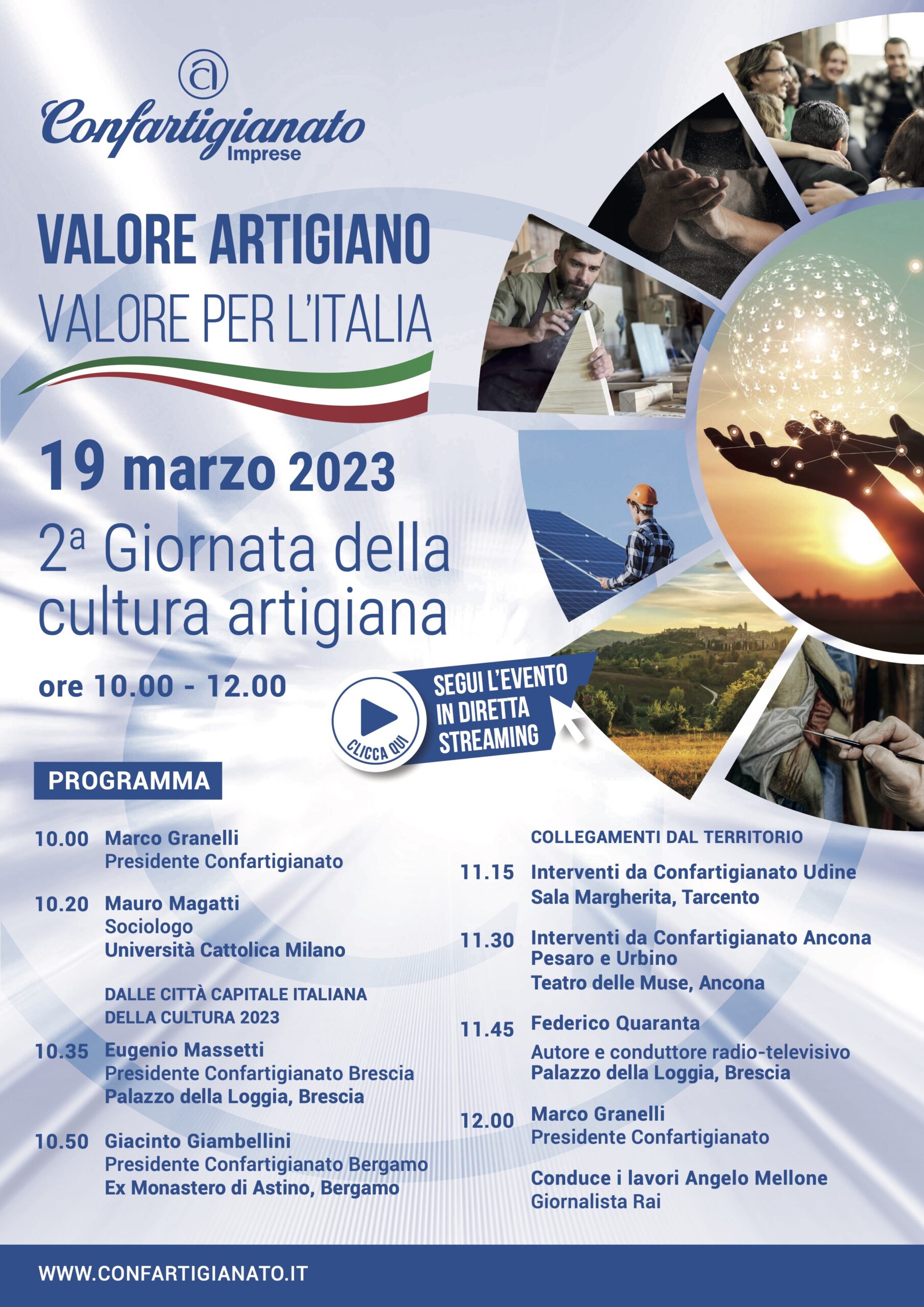 Giornata cultura artigiana 2023 programma confartigianato imprese