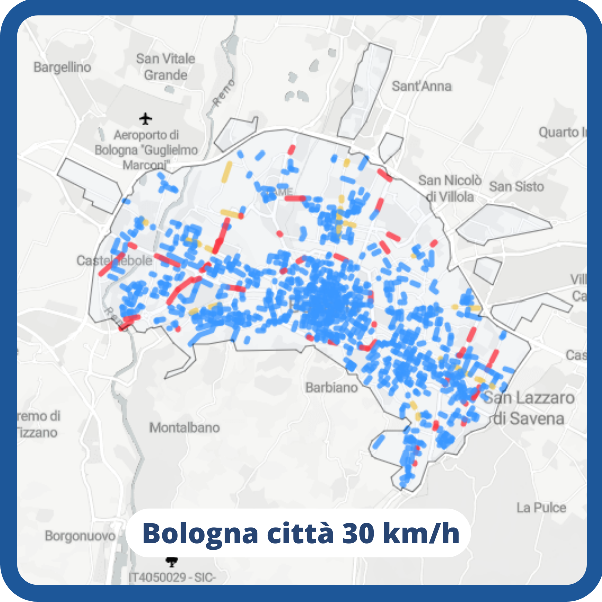 bologna città 30 km orari mappa online multe sanzioni controlli polizia