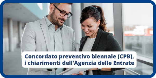 Concordato preventivo biennale, i chiarimenti dell’Agenzia delle Entrate