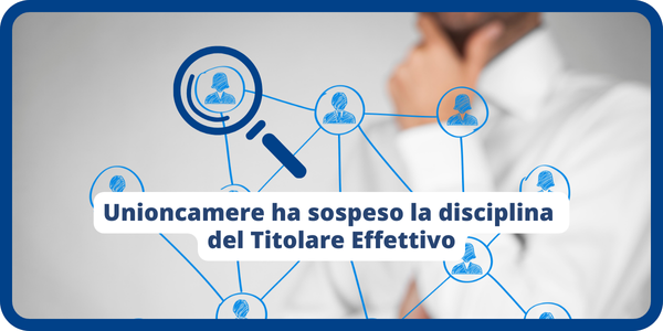 Sospesa la disciplina del Registro dei titolari effettivi